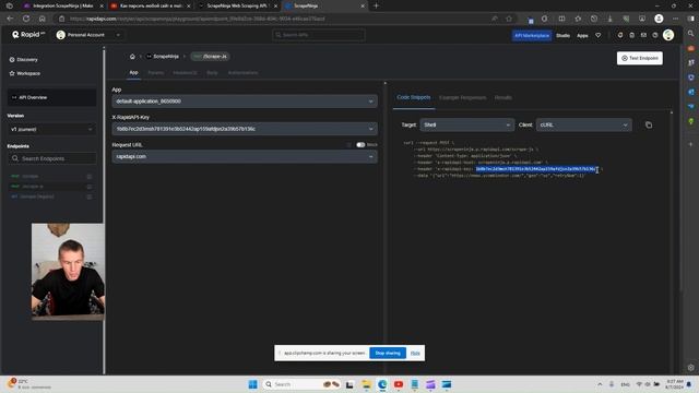 Подключение модуля ScrapeNinja к платформе Make, пояснения смотреть онлайн