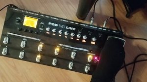 звук гитарного процессора Line 6 POD X3 Live