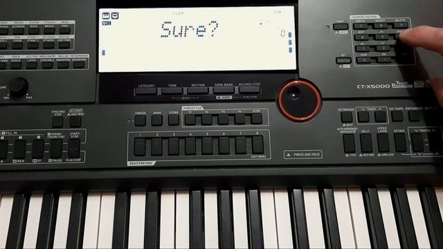 Синтезатор CASIO CT-X5000. Работа с данными. Часть 3. Типы и фо смотреть онлайн