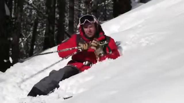 Урок 27 Как встать в глубоком снегу на лыжах смотреть онлайн