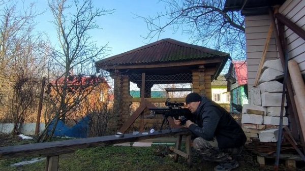 huglu effecto Zeon, пристрелка оптики, тест пуль барракуда, Кви