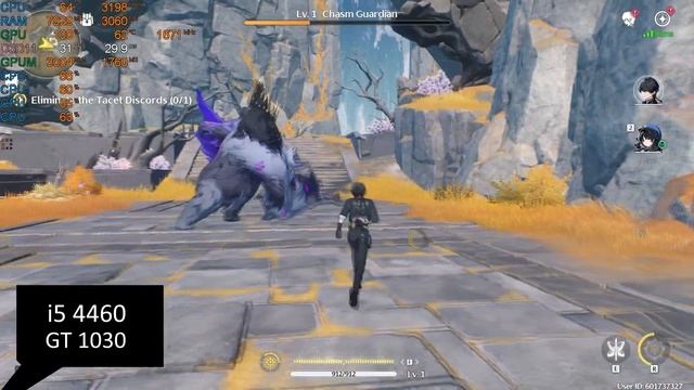 Wuthering Waves на слабом пк (GT 1030)