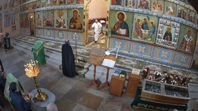 3-й, 6-й часы. Божественная Литургия. Свято-Троицкий Але? смотреть онлайн