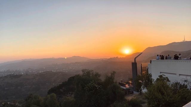🇺🇸 Sunset At Griffith Park | Лос Анджелес | Захід сонця з видом н