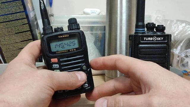 Yaesu VX-6R. Функция частотомера. Узнаем частоту профессио? смотреть онлайн