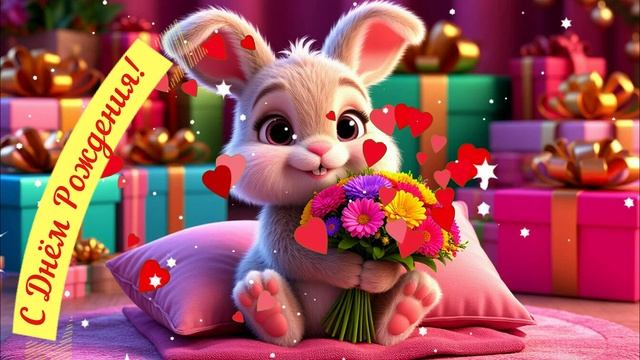 С Днём Рождения! Поздравление Открытка! Видео смотреть онлайн