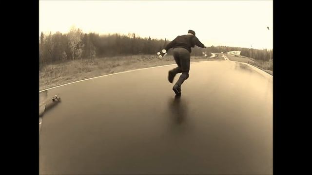 LongBoard. Izhevsk. URAL SERF. Лонгборд. Катаем в дождь. Уральский серфинг. смотреть онлайн