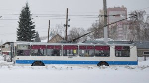 Троллейбус БТЗ-5201-4069. Покатушки по Барнаулу.