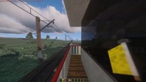 Работаю дежурным по переезду в minecraft