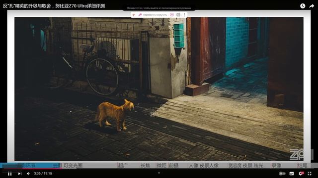 ZTE Nubia Z70 Ultra - основная камера 35мм и телевик 70мм (кроп85) т