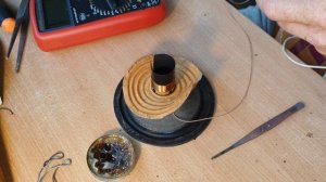 Замена подводящих проводов + полная сборка динамика.