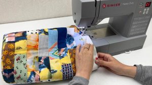 Как сделать милую тканевую корзину-органайзер с нуля!