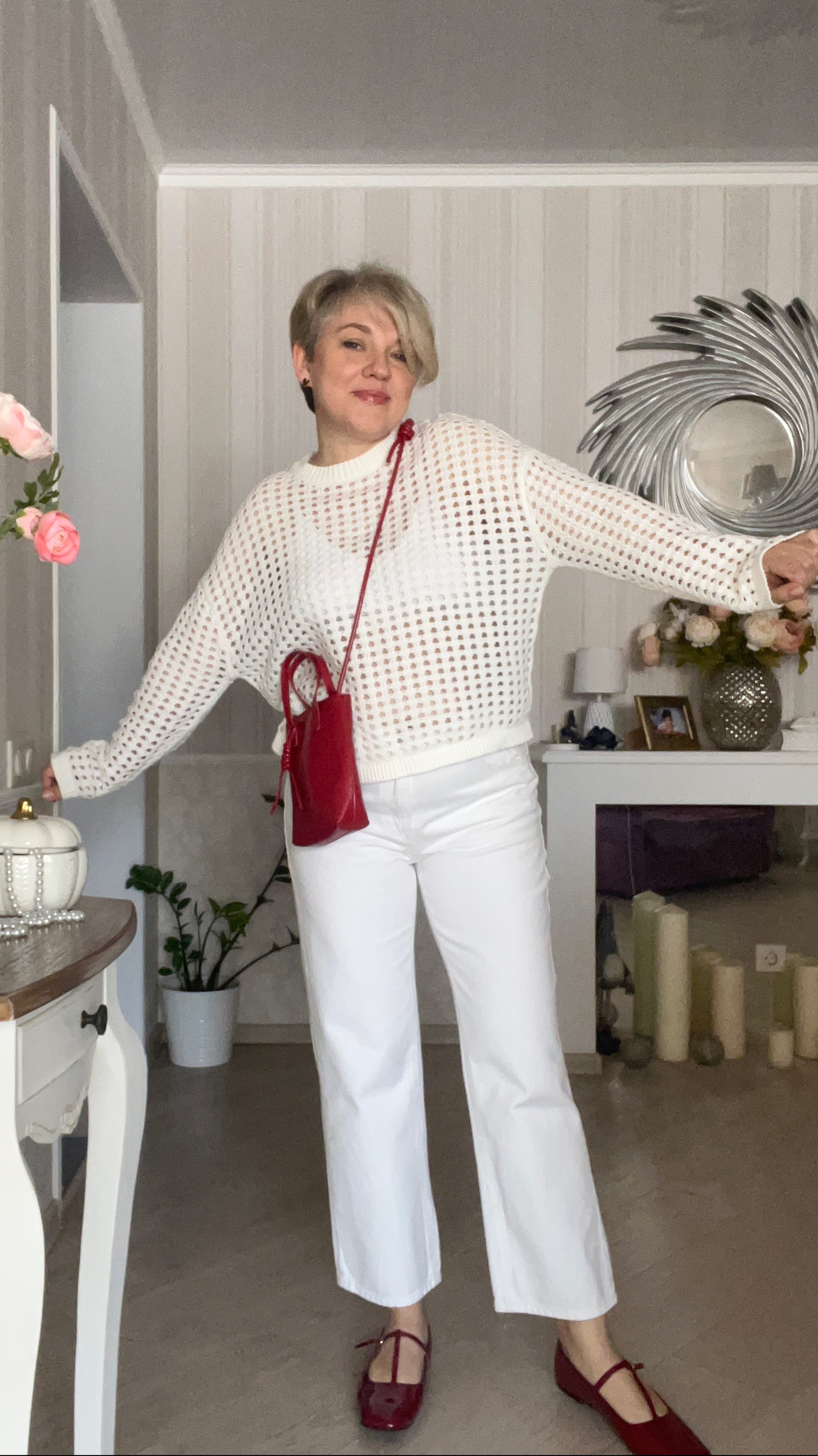 БЕЛЫЕ ДЖИНСЫ +♥️