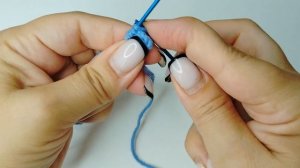 Полый шнур I-cord из 5 петель