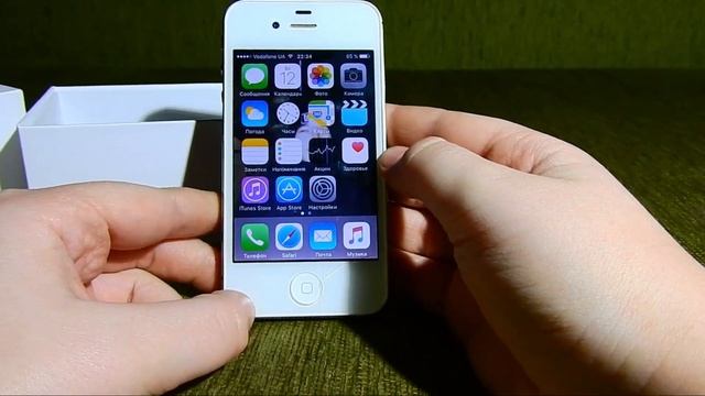 Обзор iPhone 4S White 8 GB смотреть онлайн