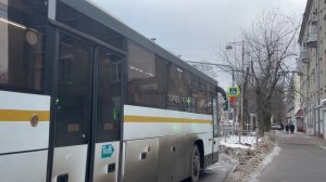 Автобус ЛиАЗ-5250 ”ВОЯЖ” следует по маршруту. 470 ”м. Кот