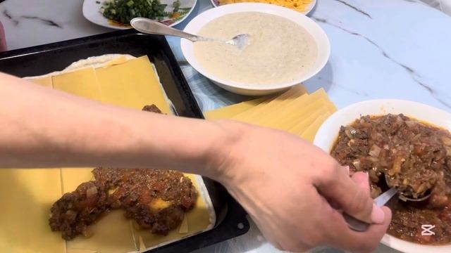 Лазанья супер рецепт. Жасалу жолы онай әрі тез. смотреть онлайн
