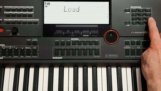 Синтезатор CASIO CT-X5000. Работа с данными. Часть 2. Перенос ? смотреть онлайн