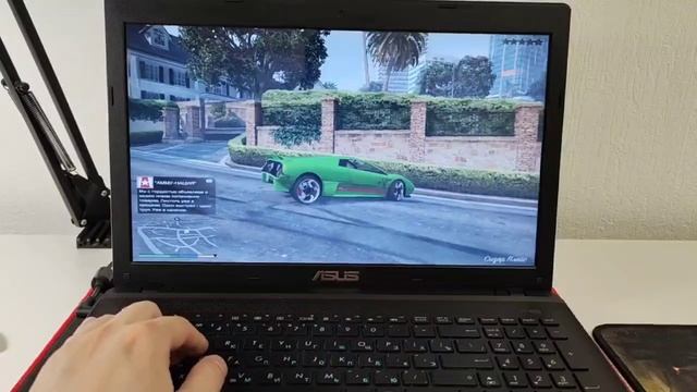 Тест GTA 5 на ASUS K55VD-SX022H, i5 3210M, NVIDIA GeForce 610M, 6GB, 750GB смотреть онлайн