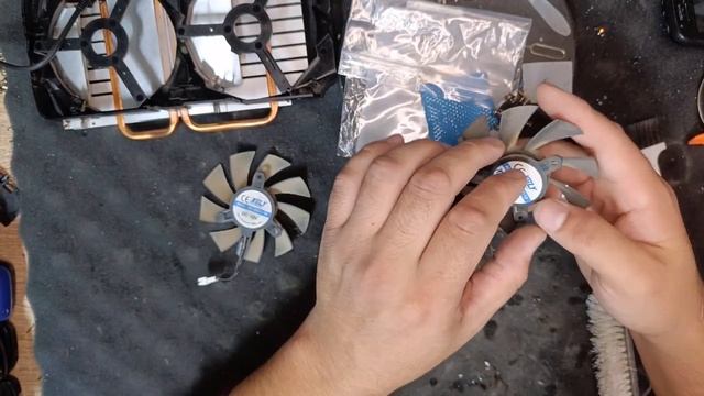 RX 580 8gb 2048sp Jieshuo разбор чистка водой