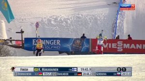 Биатлон 2015.01.23 Кубок Мира 2014-15. 6 й этап. Антхольц, Италия. Спринт.