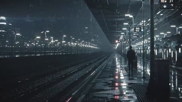 Monday Transit 🔺 Cyberpunk Ambient for Leaving the Day Behind