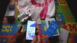 Распаковка — Смартфон Honor X5 Plus