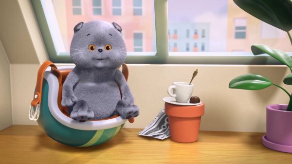 Кот Басик, 1 сезон, 1 серия. Компьютерная мышь