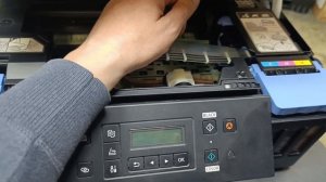 Canon pixma G6040! После замены печатающей головки, пошли поло