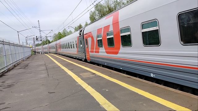 24 мая 2025 г. Электровоз ЭП2К-150 с Пассажирским поездом Колпино смотреть онлайн