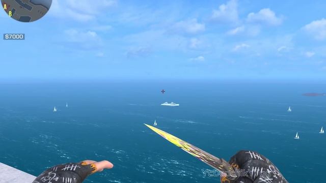 Сет перчатки Thug и Кунай Radiation в Стандофф 2