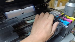 Canon G2420 работа с аппаратом так, что бы не было воздуха в