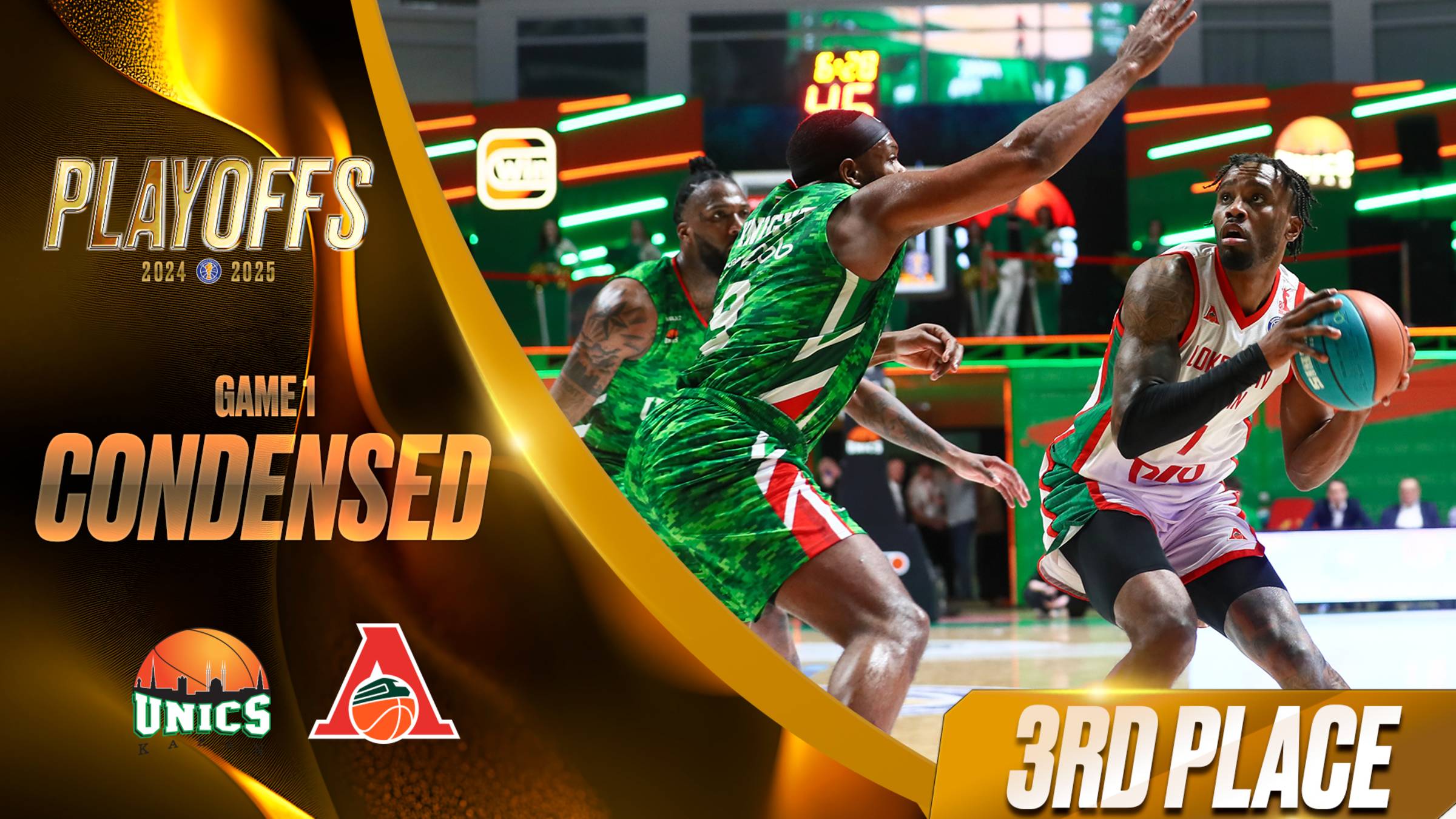 Обзор матча: УНИКС – «Локомотив-Кубань» | Серия за 3-е место | 26 мая 2025 смотреть онлайн