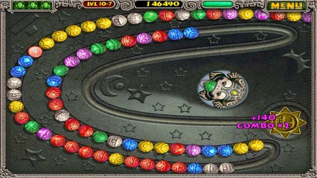 Прохождение игры : Zuma Deluxe . PC . Зума Делюкс . ПК . 2 Часть . смотреть онлайн