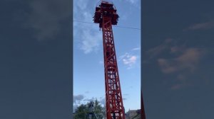 Новый аттракцион (Башня свободного падения ) в Тюмени