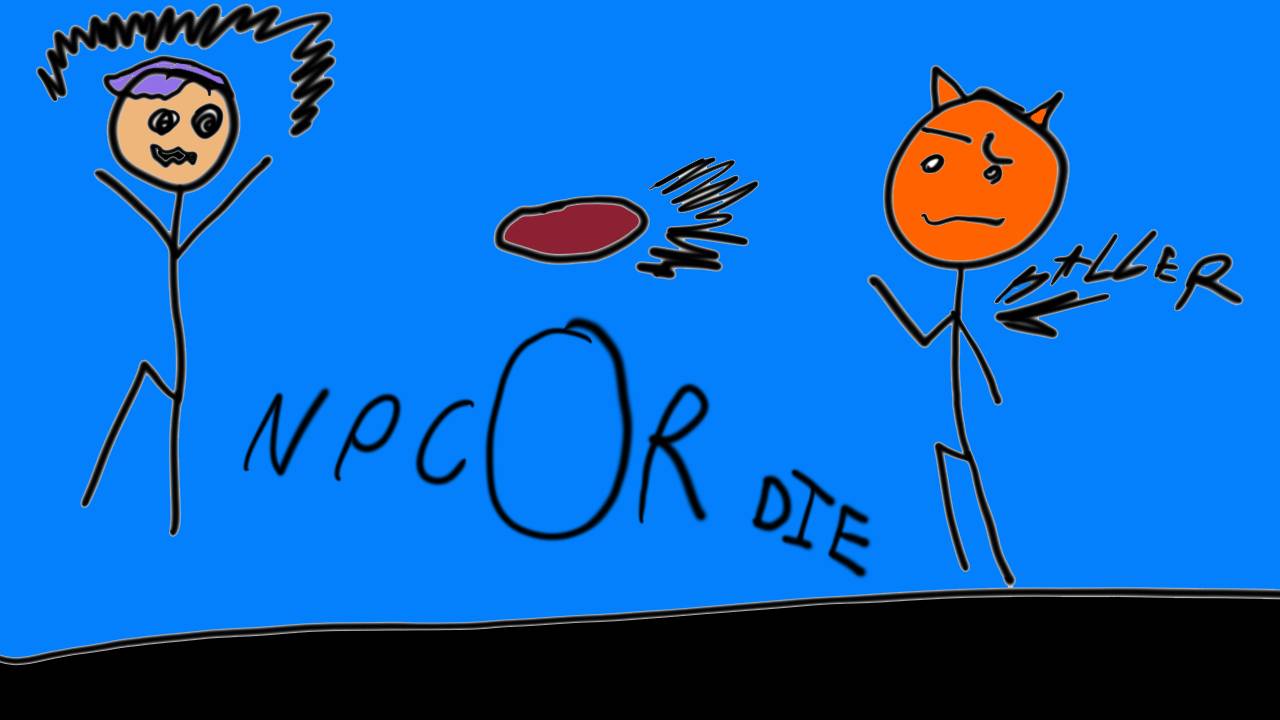 NPC ИЛИ УМРЁШЬ!!! | Itz_mostik & MrCaterz