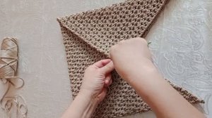 Очень простая вязаная сумка крючком.  Сумка «София»  #вязание #craft #top #крючком #rek #bag