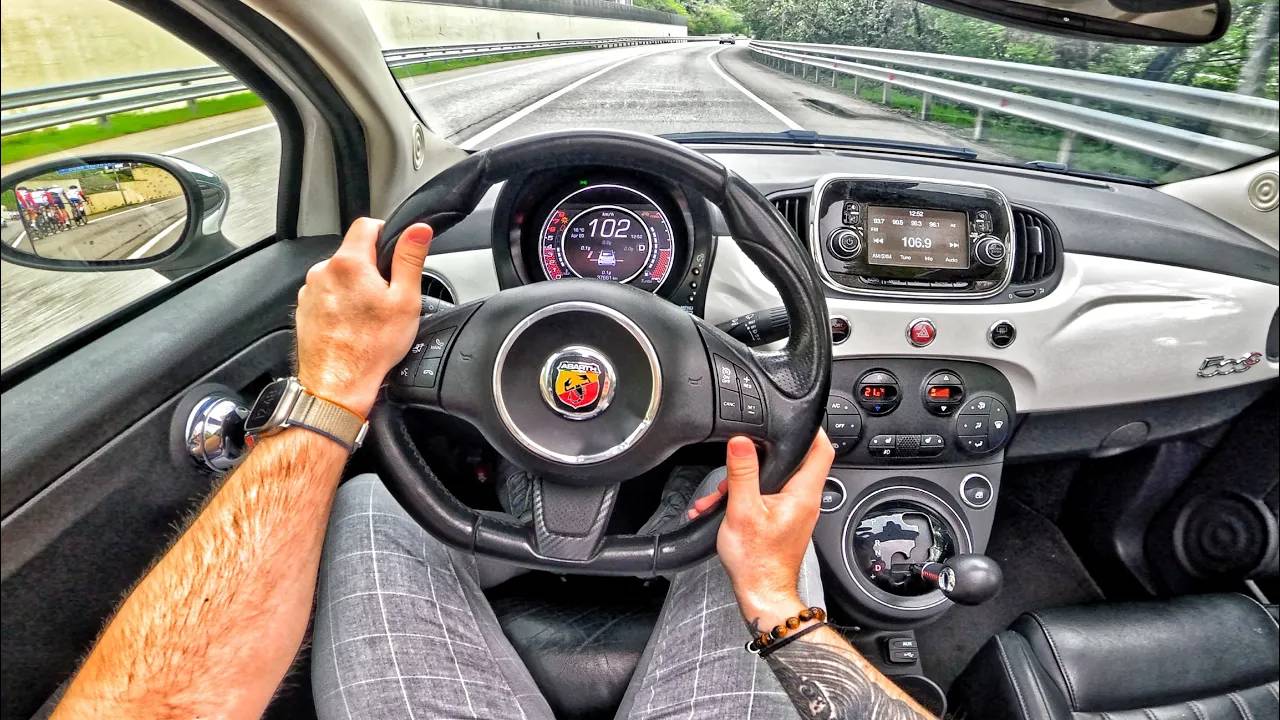2018 FIAT 500 Abarth - ТЕСТ-ДРАЙВ ОТ ПЕРВОГО ЛИЦА смотреть онлайн