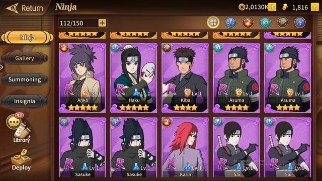 Ninja Chronicles: Обзор аккаунта 77лвл на розыгрыш