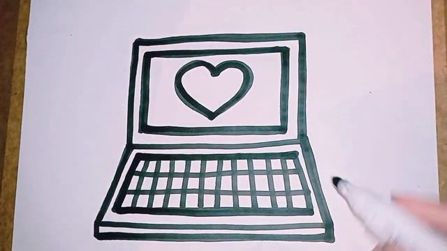 Bolalar Uchun Kompyuter rasm chizish / Drawing Computer with kids song/Рисование Комп? смотреть онлайн