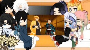 🪻Реакция хашира (не всех) на "Клинок отрезвляющий димонов"🪻 (перезалив)