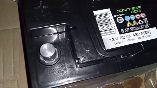 Обзор АКБ INTER Eco 60ah 480A L+ смотреть онлайн