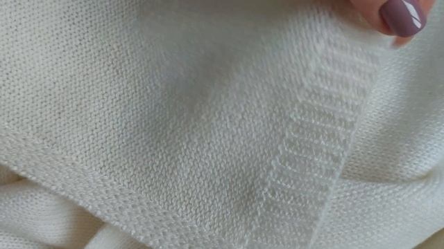 Шарф белый из итальянского кашемира 100% смотреть онлайн