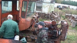 Первый запуск ДТ-75 после нескольких лет  простоя