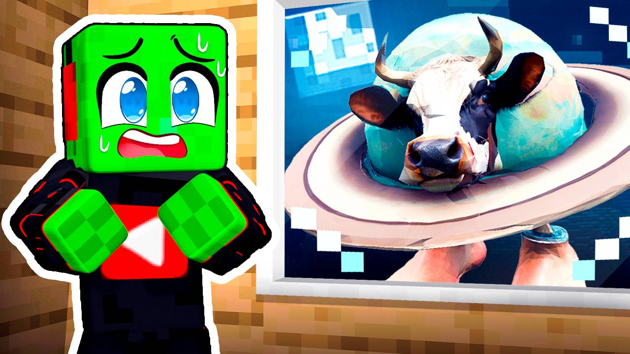 ЛА ВАКА САТУРНО САТУРНИТО КОРОВА МЕМ ПРИШЛА КО МНЕ в 3 ЧАСА НОЧИ в МАЙНКРАФТ