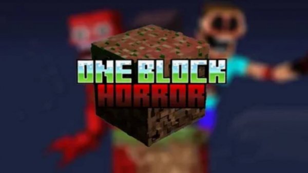 Играю в Minecraft мод One Block Horrer