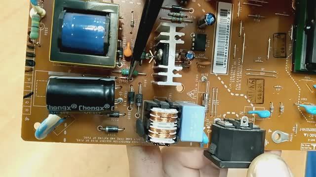 Монитор LG Flatron W1942s не включается. Ремонт БП смотреть онлайн