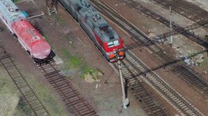 Обзорное видео ст. Кошурниково Красноярской железной дороги