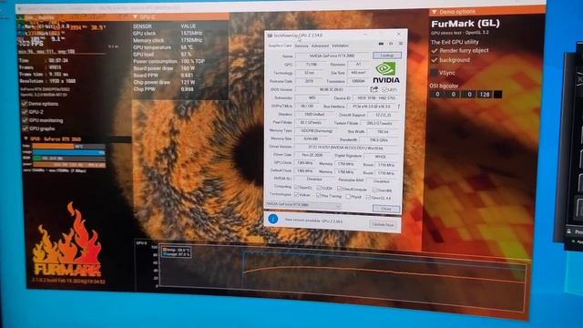 тест rtx 2060 furmark для клиента смотреть онлайн