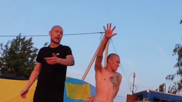 Выходные в деревне  Лето июль ночёвка с палатками н